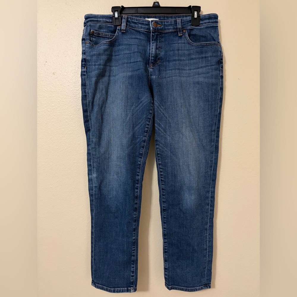 Eileen Fisher Blue Straight-Leg Jeans